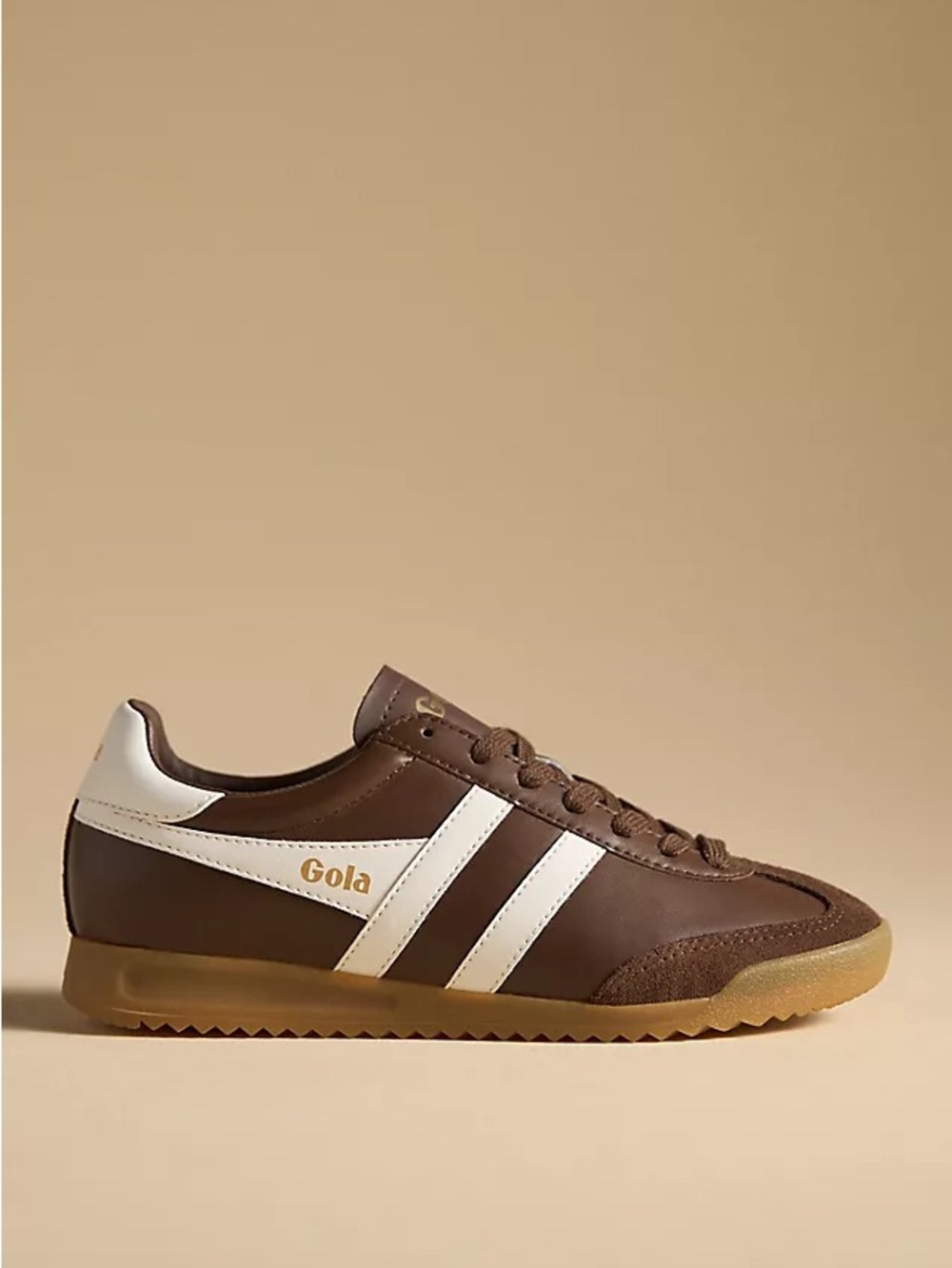7.5 Brown Leather Gola Torpedo Shoes